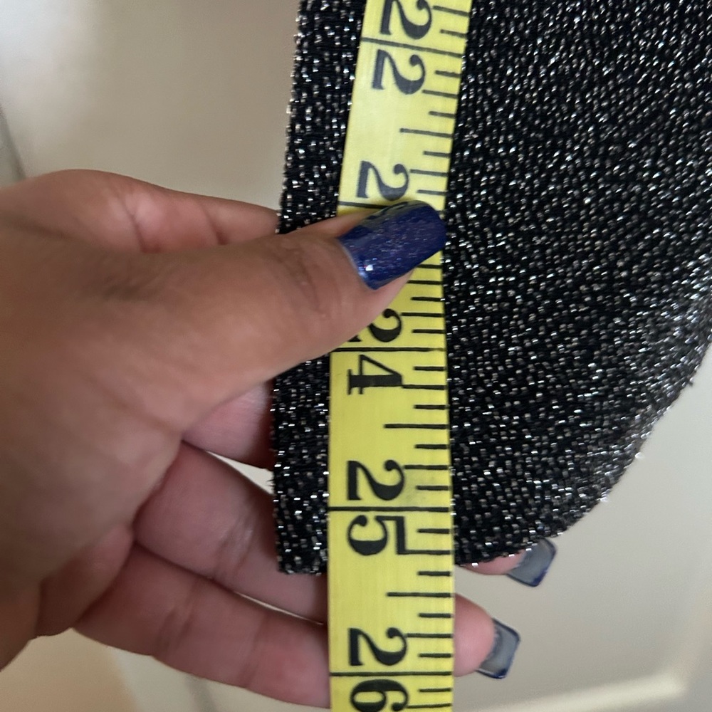 Beautiful metallic holiday top